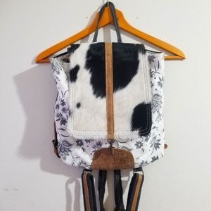 Myra Cow Hide Backpack